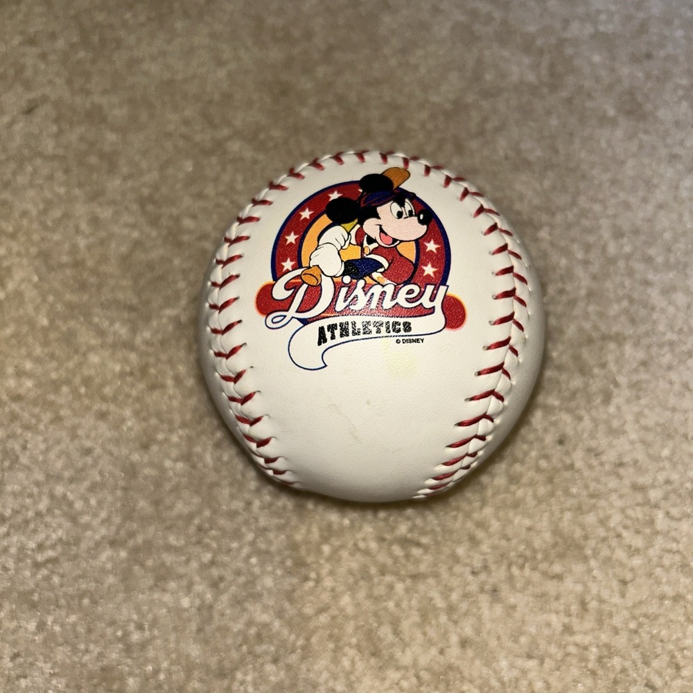 Walt Disney World Baseball Disney Athletics Mickey Mouse Souvenir Ball